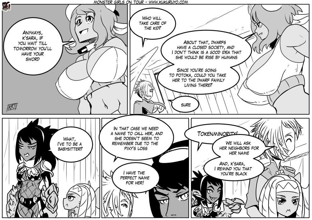 Monster girls on tour - Episode 117, Page 1: Page 117